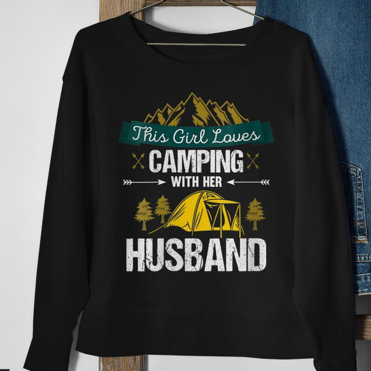 This Girl Loves Camping With Her Husband Gifts For Campers Gift For Womens Sweatshirt Gifts for Old Women