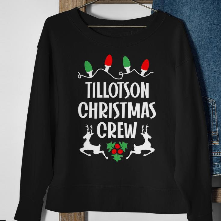 Tillotson Name Gift Christmas Crew Tillotson Sweatshirt Gifts for Old Women