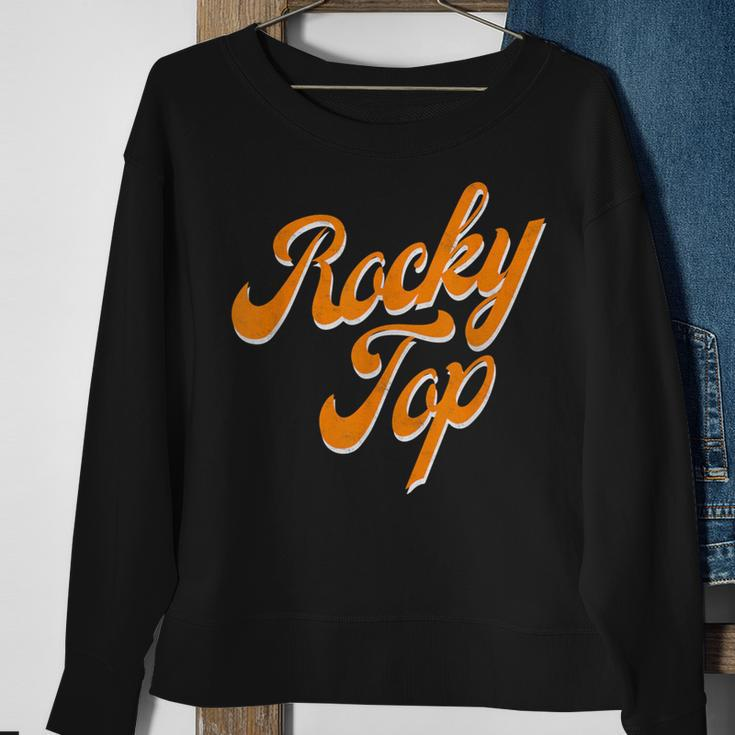Tn Rocky Top Retro Tennessee Saturday Outfit Sweatshirt Gifts for Old Women