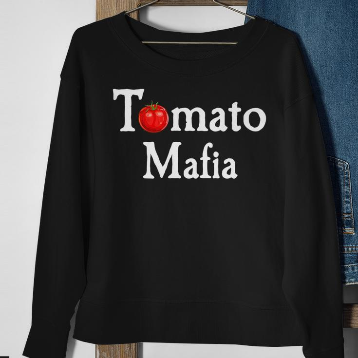 Tomato Mafia | Funny Gardening Lover Graphic Sweatshirt Gifts for Old Women