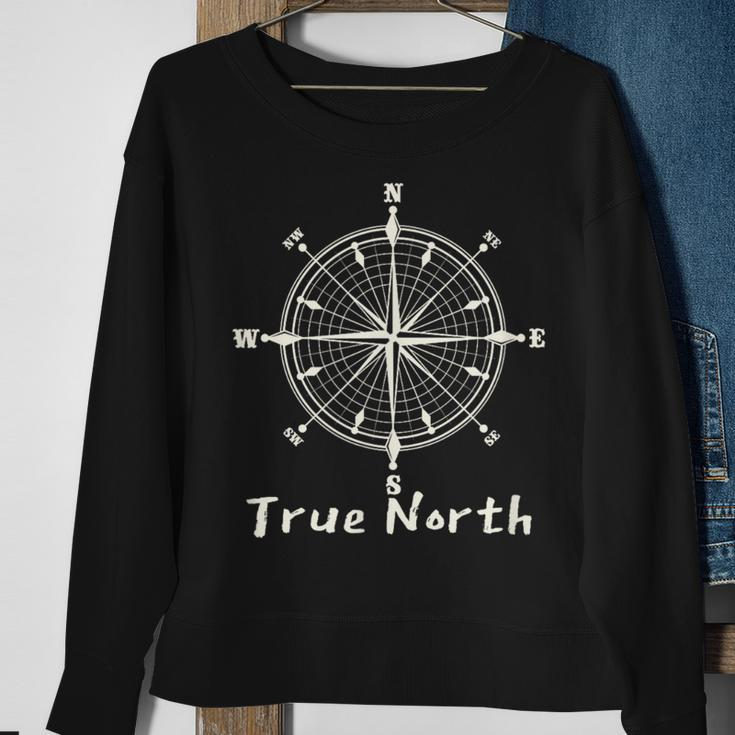True North Compass Explororation Sweatshirt Gifts for Old Women