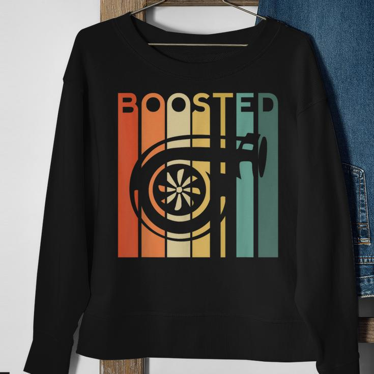 Turbo Car Boost Boosted Turbocharger Lag Retro Race Sweatshirt Gifts for Old Women