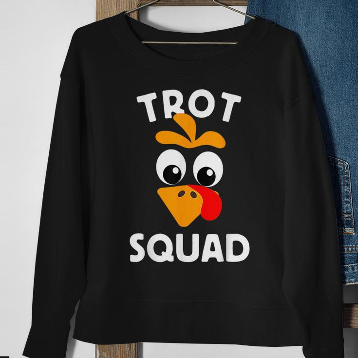 Turkey Trot Squad Running Apparel Sweatshirt Gifts for Old Women