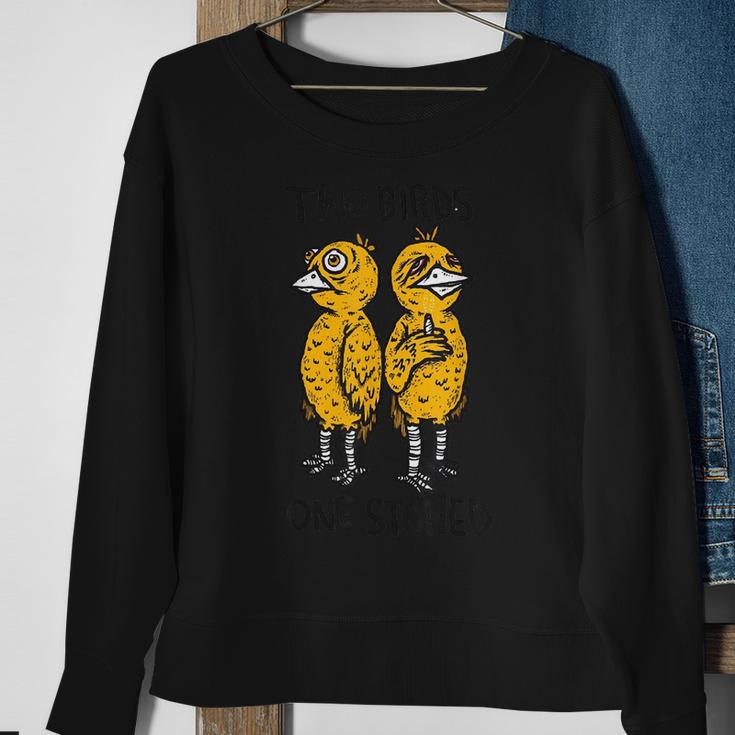 Two Birds One Stoneds Sweatshirt Gifts for Old Women