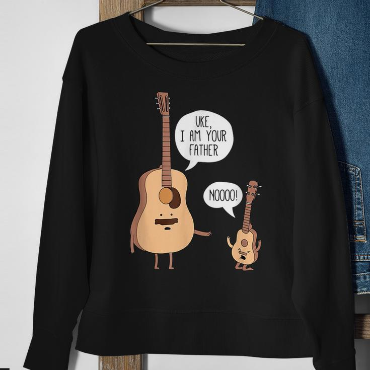 Uke Im Your Father Funny Ukulele Guitar Music Fathers Day Sweatshirt Gifts for Old Women