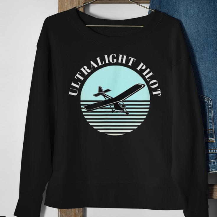 Ultralight Pilot Flying Sweatshirt Gifts for Old Women