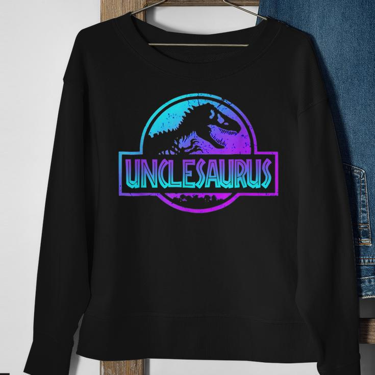 Unclesaurus Dinosaur Rex Father Day For Dad Gift Gift For Mens Sweatshirt Gifts for Old Women