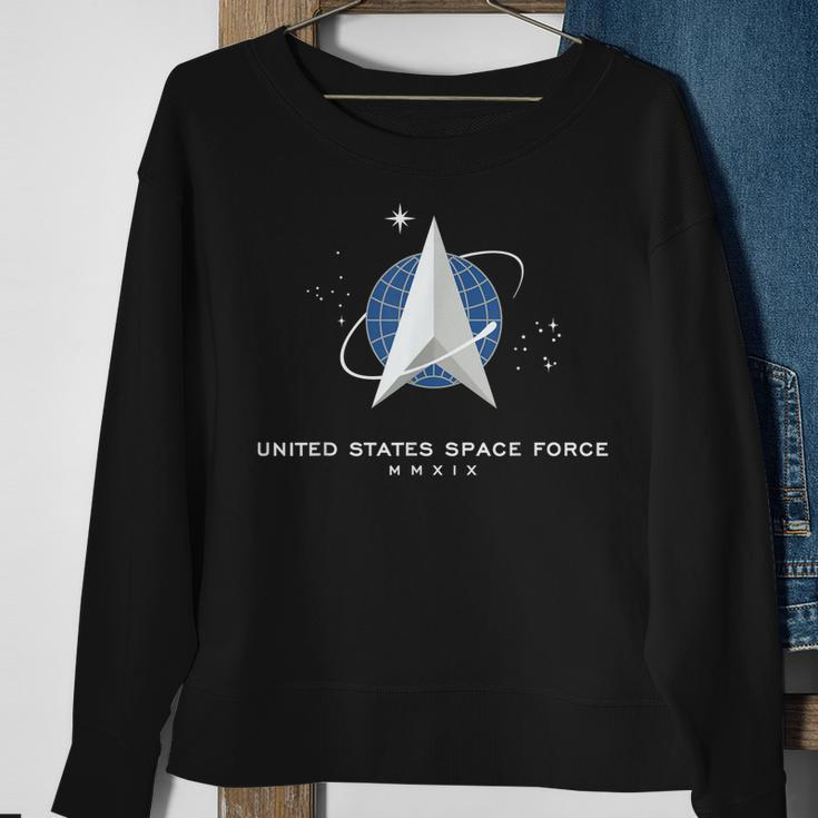 United States Us Space Force Ussf Delta Flag Sweatshirt Gifts for Old Women