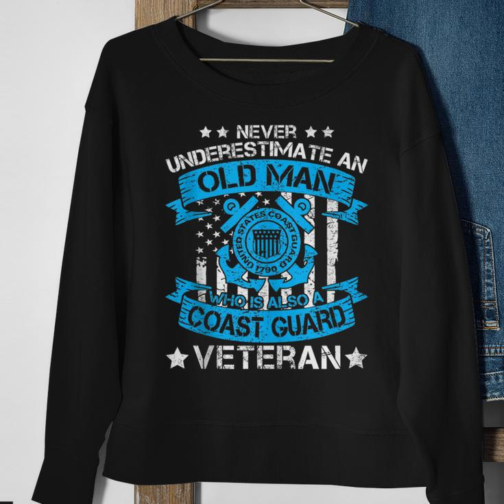 Us Coast Guard Veteran Day Uscg Gift For Mens Veteran Funny Gifts Sweatshirt Gifts for Old Women