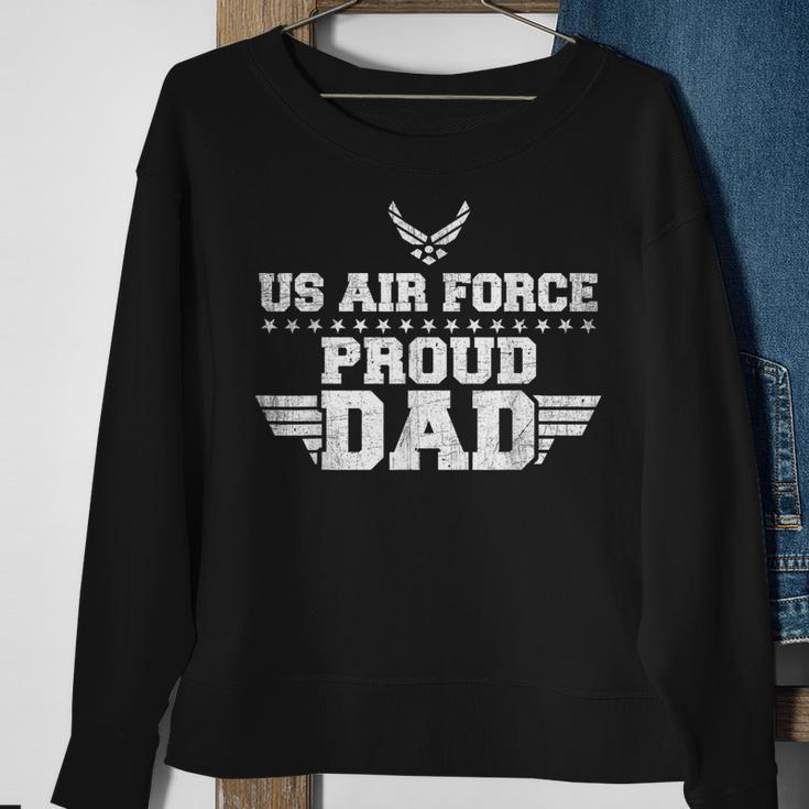 Usaf Proud Usa Air Force Dad Military Veteran Pride Gift For Men Sweatshirt Gifts for Old Women