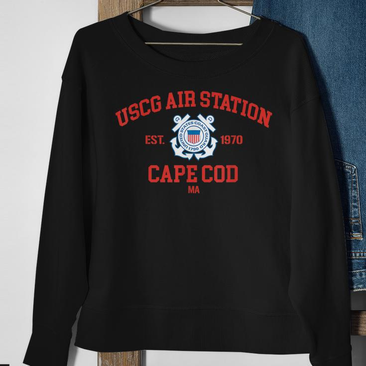 Uscg Coast Guard Air Station Cgas Cape Cod Cape Cod Funny Gifts Sweatshirt Gifts for Old Women