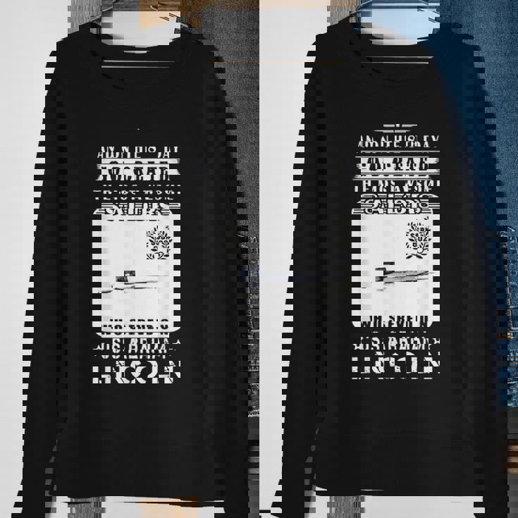 Uss Abraham Lincoln Ssbn602 Sweatshirt Gifts for Old Women