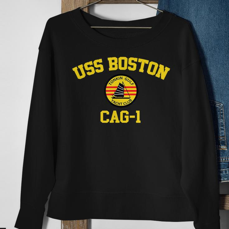 Uss Boston Cag1 Tonkin Gulf Yacht Club Sweatshirt Gifts for Old Women