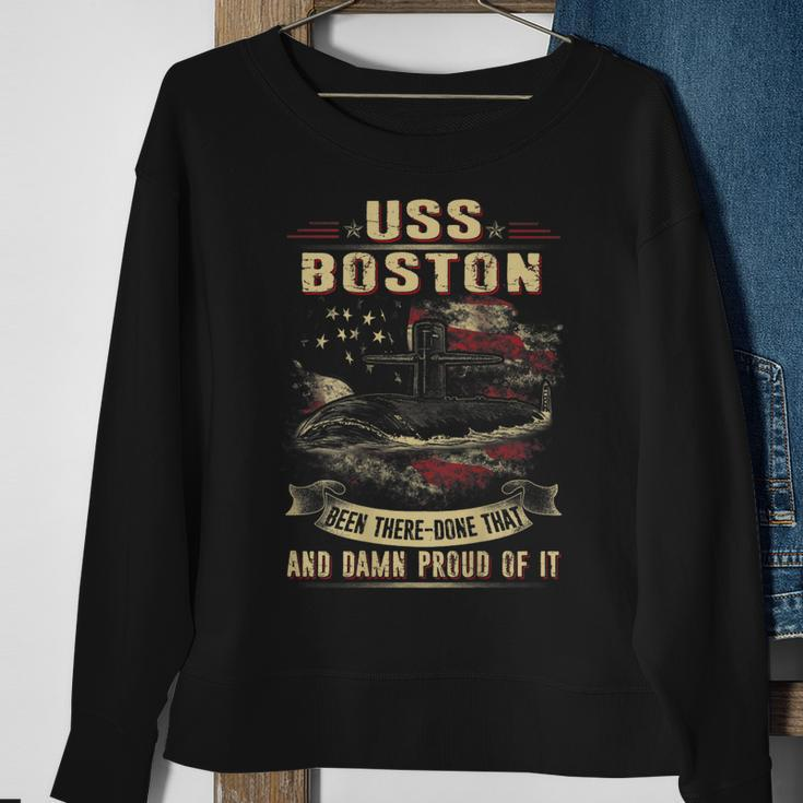 Uss Boston Ssn703 Sweatshirt Gifts for Old Women