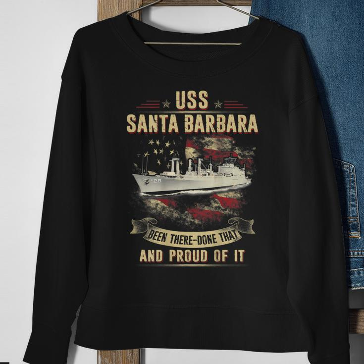 Uss Santa Barbara Ae28 Sweatshirt Gifts for Old Women