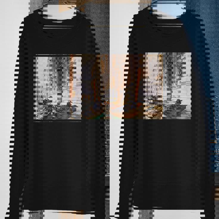 Venice Gondoliers Siesta Sweatshirt Gifts for Old Women