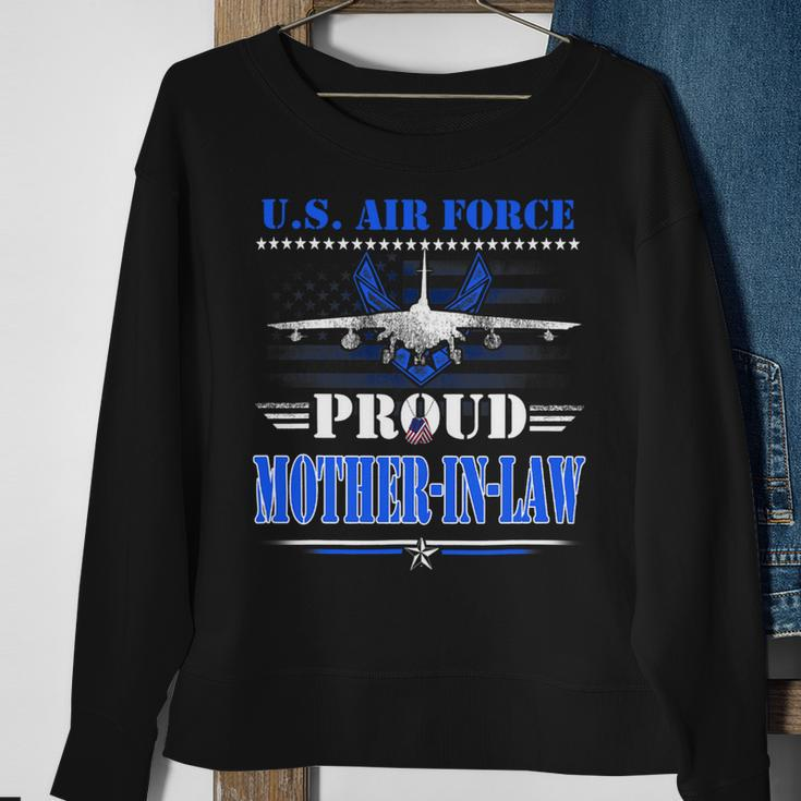 Veteran Vets Us Air Force Proud Motherinlaw Usaf Air Force Veterans Sweatshirt Gifts for Old Women