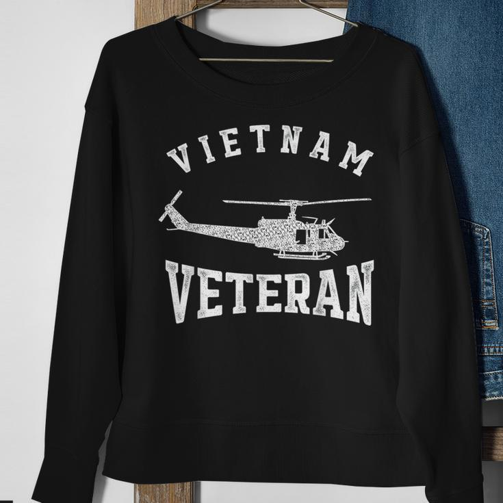 Vietnam Veteran Veterans Military Helicopter Pilot Sweatshirt Gifts for Old Women