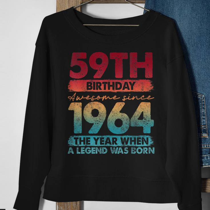 Vintage 1964 59 Year Old Limited Edition 59Th Birthday Sweatshirt Gifts for Old Women