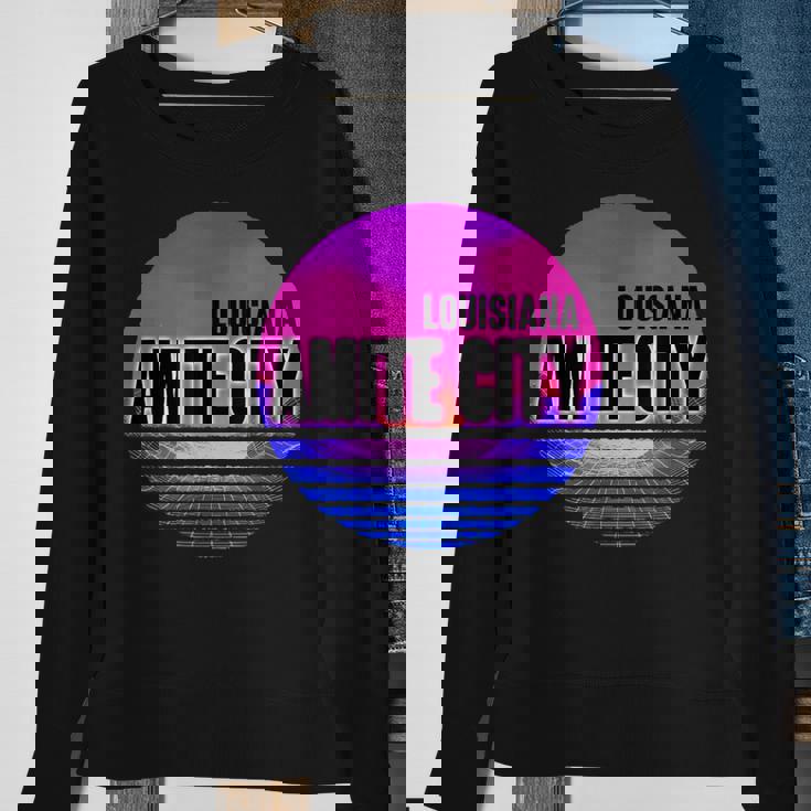Vintage Amite City Vaporwave Louisiana Sweatshirt Gifts for Old Women Vintage Amite City Vaporwave Louisiana Sweatshirt Gifts for Old Women