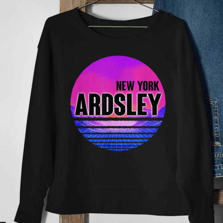 Vintage Ardsley Vaporwave New York Sweatshirt Gifts for Old Women