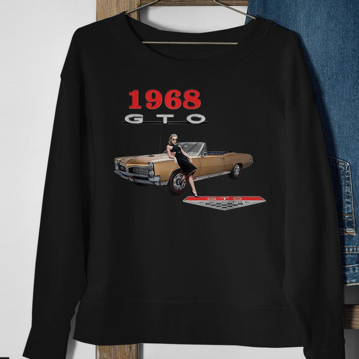 Vintage Cars Classic Cars 1960S 1968 Gto Muscle Cars Cars Funny Gifts Sweatshirt Gifts for Old Women