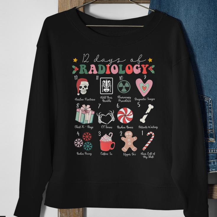 Vintage Christmas 12 Days Of Radiology X-Ray Christmas Sweatshirt Gifts for Old Women