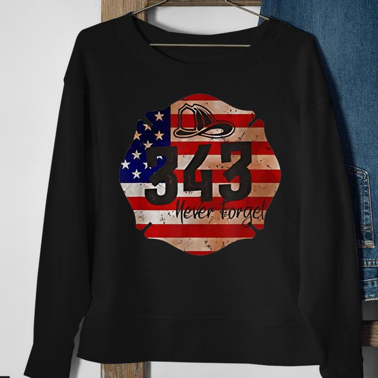 Vintage Design 343 Never Forget Memorial Day 911 Sweatshirt Gifts for Old Women