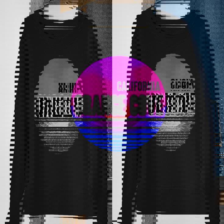 Vintage Orange Cove Vaporwave California Sweatshirt Gifts for Old Women