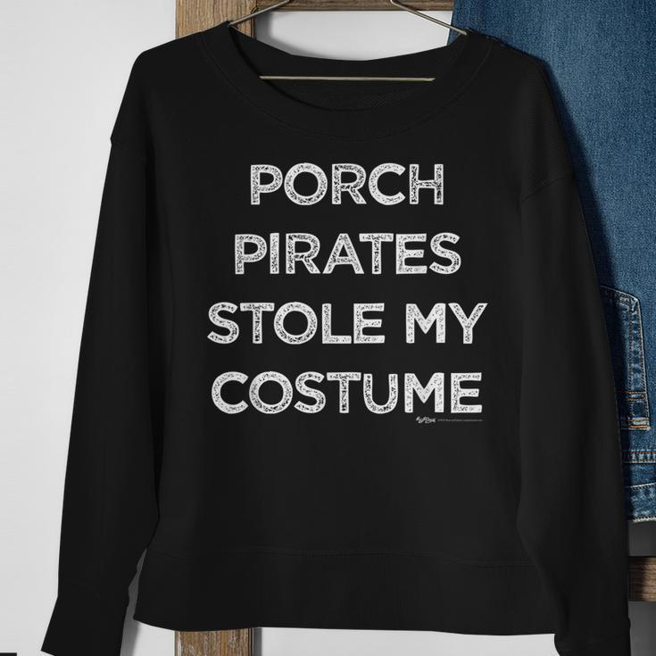 Vintage Porch Pirates Stole My Costume Halloween Sweatshirt Gifts for Old Women