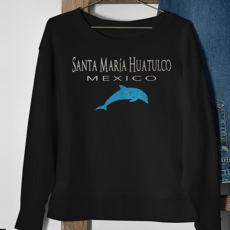 Vintage Santa Maria Huatulco DolphinSweatshirt Gifts for Old Women