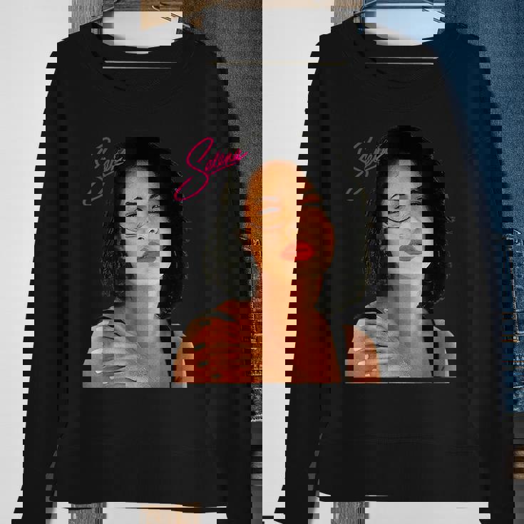 Vintage Selenas 80S Quintanilla Funny Music Retro 80S Vintage Designs Funny Gifts Sweatshirt Gifts for Old Women
