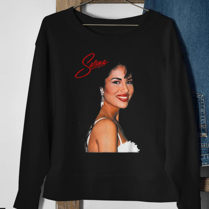 Vintage Selenas Quintanilla Love Retro Music 80S 70S Sweatshirt Gifts for Old Women