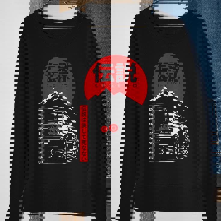 Vintage Skyline Automotive Jdm Legend Tuning Car Sweatshirt Gifts for Old Women