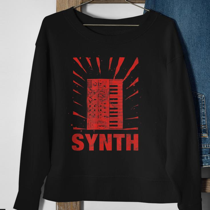 Vintage Synthesizer Analog - Synth Nerd Retro Sweatshirt Gifts for Old Women