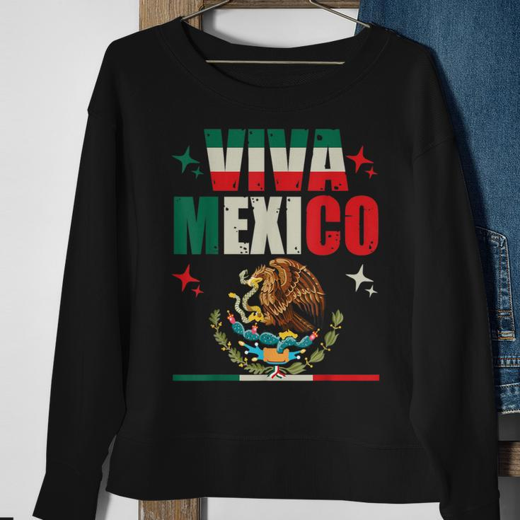 Viva Mexico 16Th September Mexican Independence Day Sweatshirt Gifts for Old Women