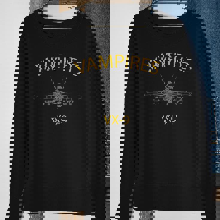 Vx-9 Vampires Air Test And Evaluation Squadron F-18 Sweatshirt Gifts for Old Women