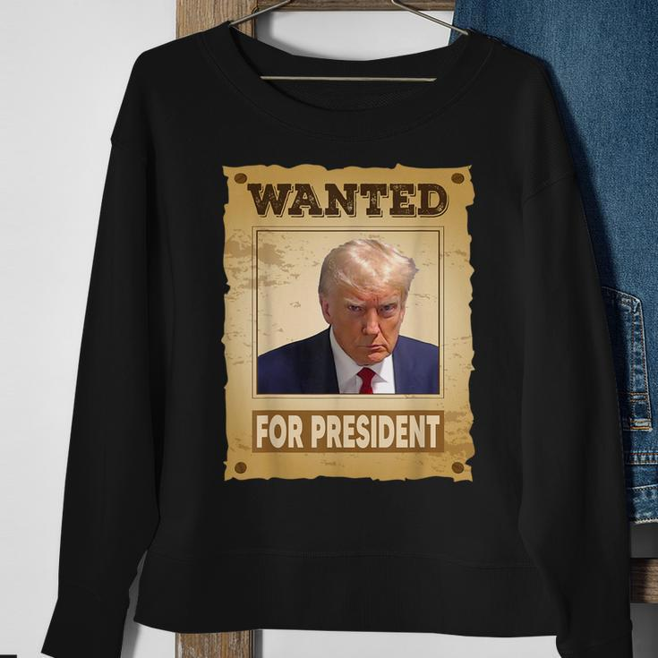 Wanted Donald Trump For President Hot Vintage Legend Sweatshirt Gifts for Old Women