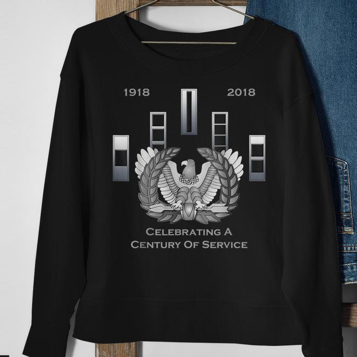 Warrant Officer Century Of Service Sweatshirt Gifts for Old Women
