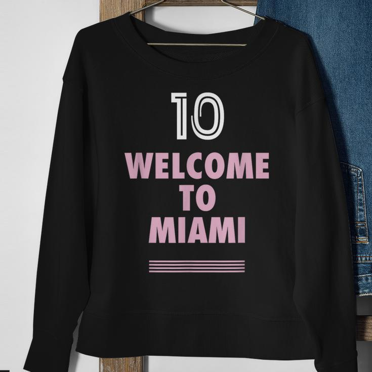 Welcome To Miami 10 - Goat Sweatshirt Gifts for Old Women