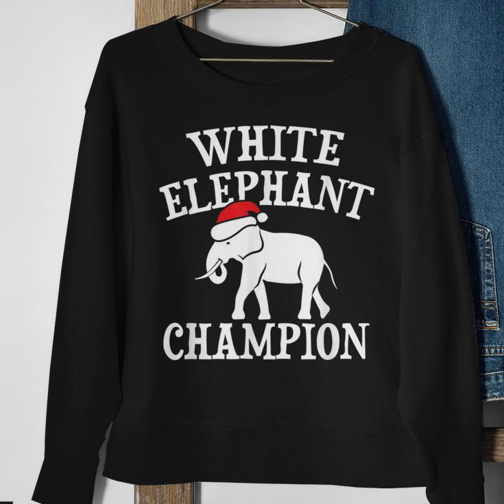 White Elephant Champion Party Christmas Sweatshirt Gifts for Old Women