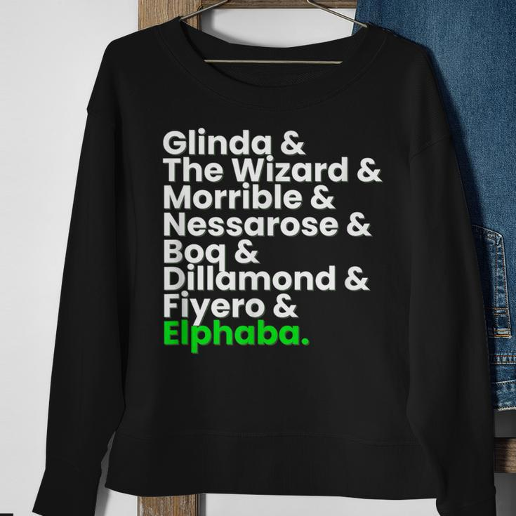 Wicked Characters Musical Theatre Musicals Sweatshirt Gifts for Old Women