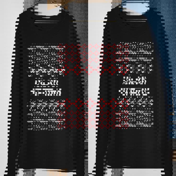 Will Run For Eggnog Ugly Christmas Sweater Running Sweatshirt Gifts for Old Women