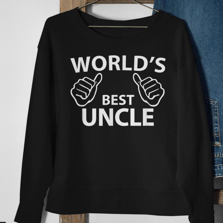 Worlds Best Uncle Cool Uncles Gift Sweatshirt Gifts for Old Women