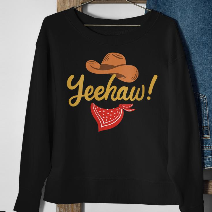 Yeehaw Cowboy Cowgirl Western Country Rodeo Gift For Womens Sweatshirt Gifts for Old Women