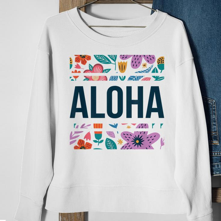 Aloha Beaches Hawaii - Hawaiian Sweatshirt Gifts for Old Women