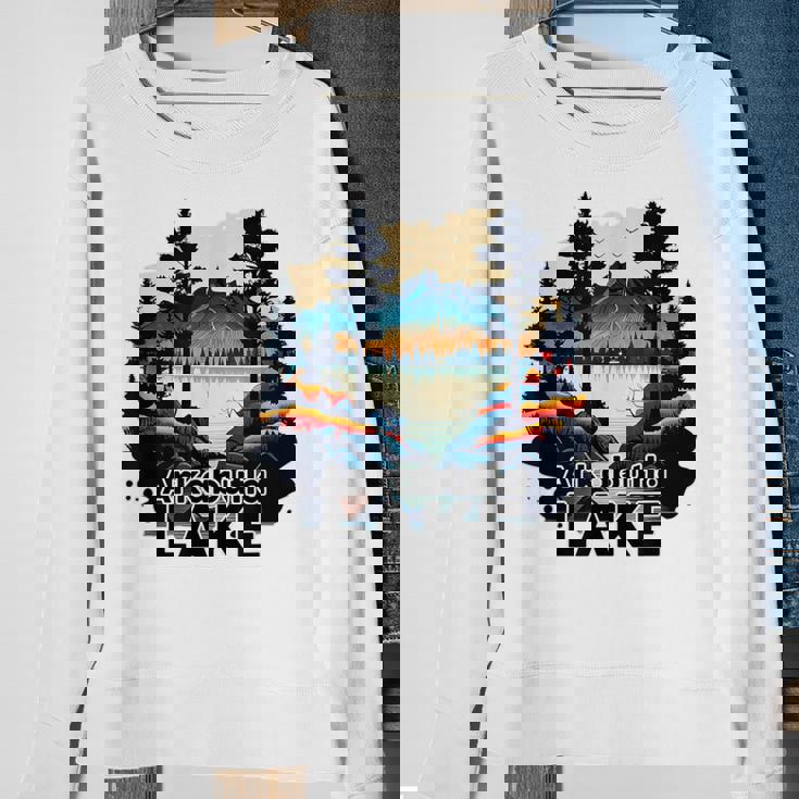 Arkabutla Lake Retro Minimalist Lake Arkabutla Sweatshirt Gifts for Old Women