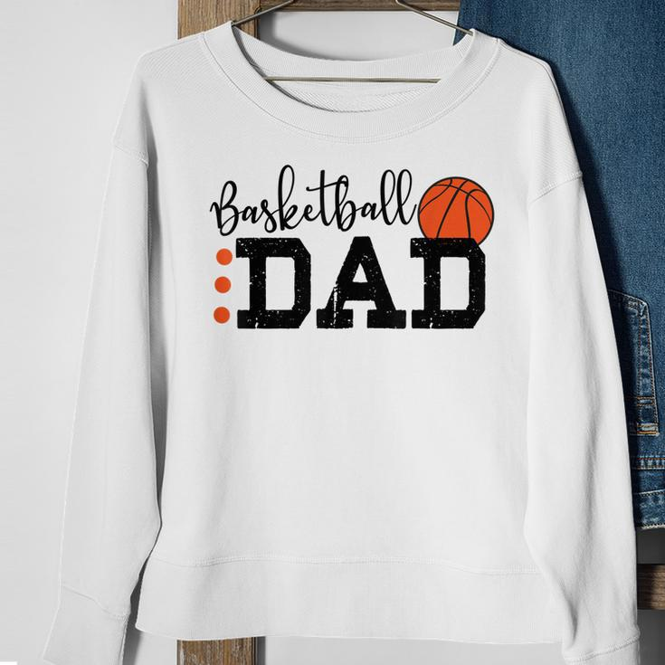 Basketball Dad Sport Lovers Happy Fathers Day Sweatshirt Gifts for Old Women