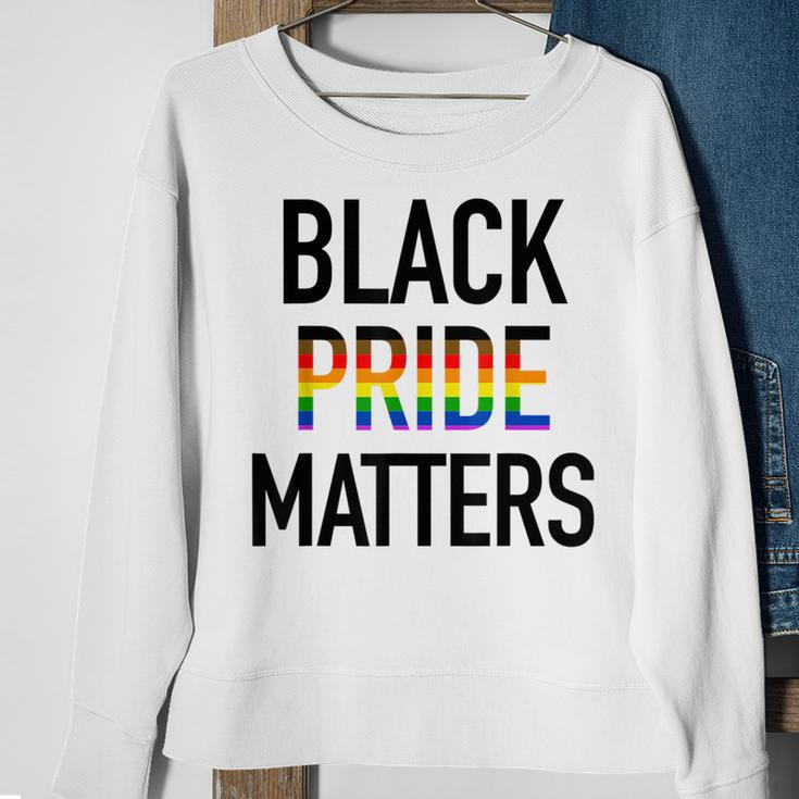 Black Pride Matters Black Gay Pride Lgbtq Equality Sweatshirt Gifts for Old Women