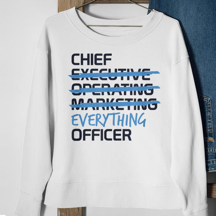 Ceo Chief Everything Officer Entrepreneur Business Sweatshirt Gifts for Old Women